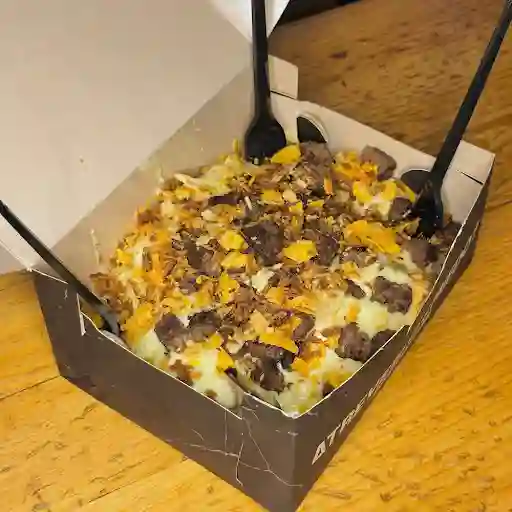 Salchipapa La Migajera