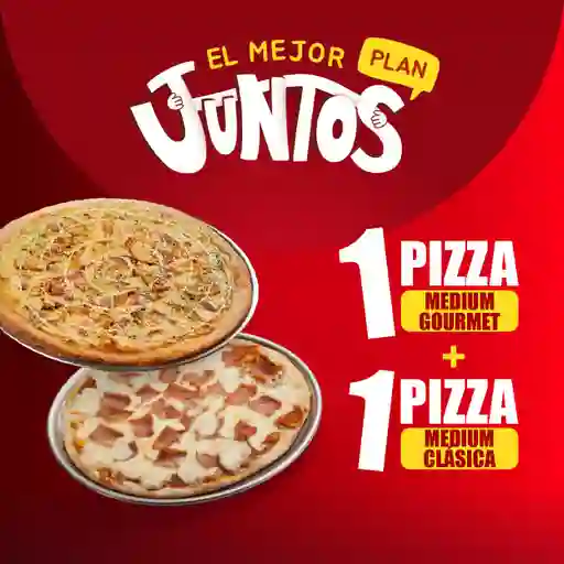 Pizza Clasica + Pizza Gourmet