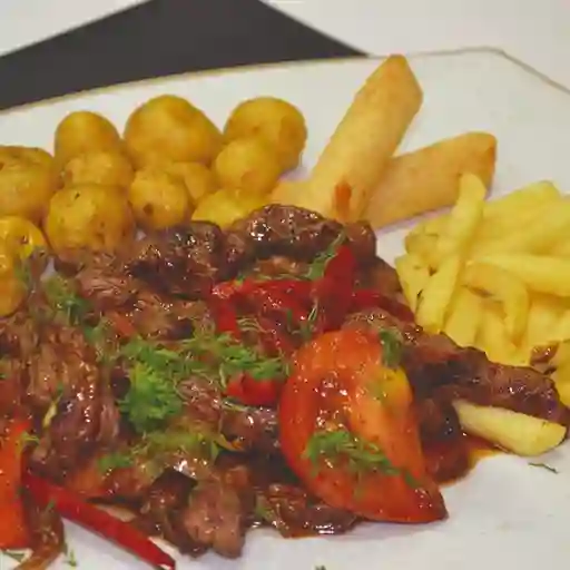 Picada Al Estilo Lomo Saltado Para Dos