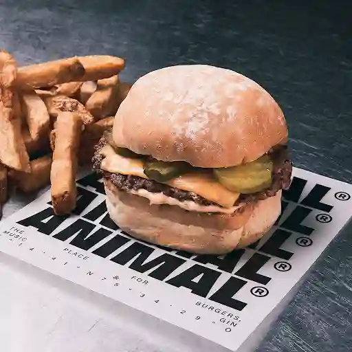 Hamburguesa Clásica Smash En Combo