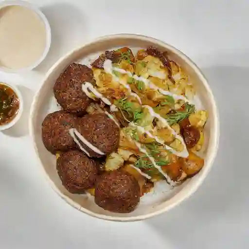Bowl Vegano Del Medio Oriente.