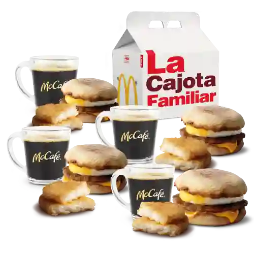 Cajota Familiar Clásica Desayuno Para Cuatro