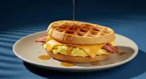 Egg & Bacon Pandewaffle