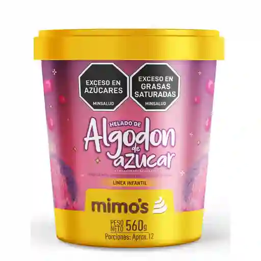 Litro De Helado Clasico Algodon De Azuca