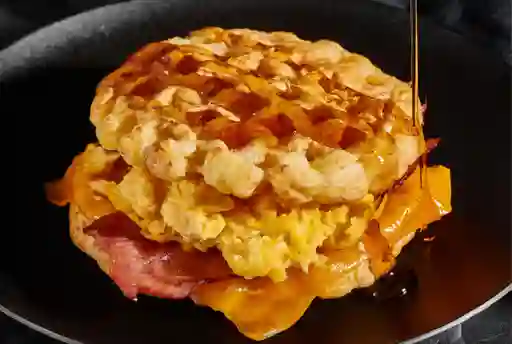 Egg & Bacon Pandewaffle