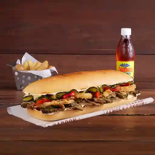 Combo Sandwich De Bondiola De Cerdo