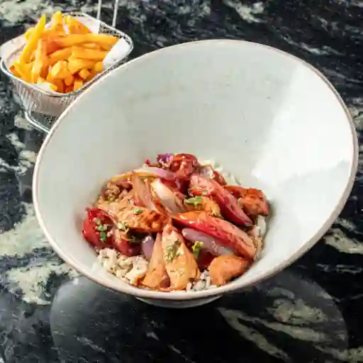 F9- Pollo Saltado
