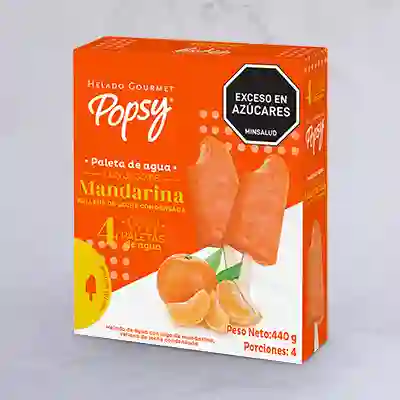 Paleta Mandarina Agua