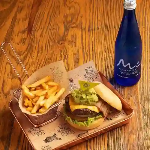 Burger Holanda + Agua Manantial