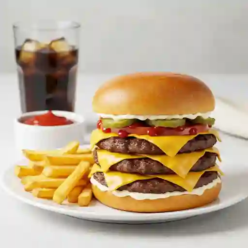 Triple Burger Combo