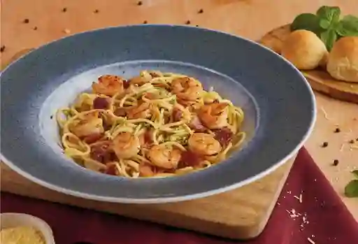 Pasta Carbonara Camaron