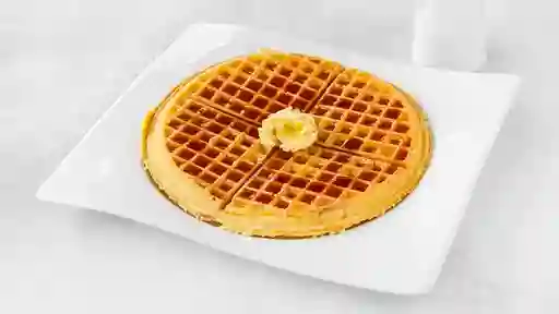 Waffle Mantequilla Y Syrup