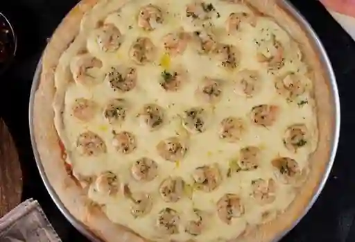 Pizza Camarones Al Ajillo