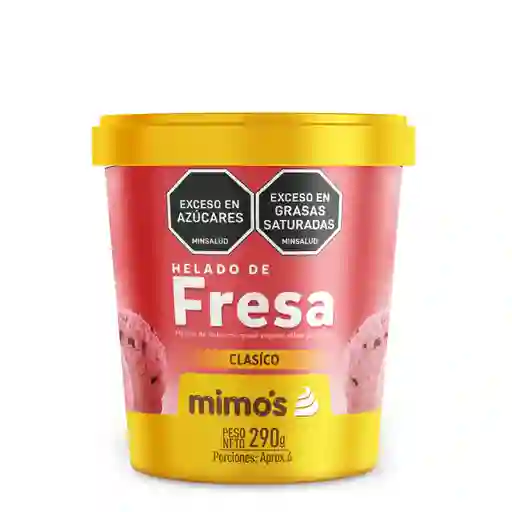 Medio Litro De Helado Clasico Fresa