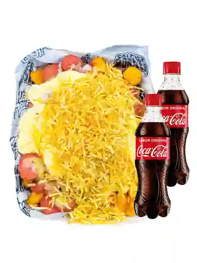 Combo Clasicmonster 2p +  2 Bebidas