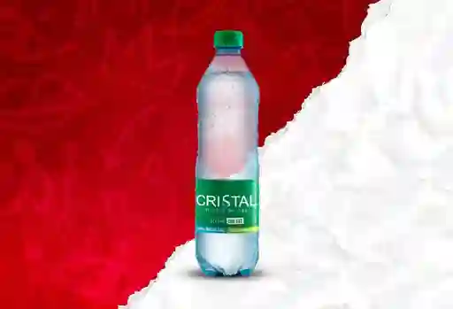 Agua Cristal Con Gas 600ml 