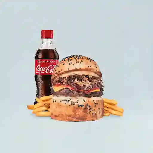 Combo Burger Master + Coca Cola