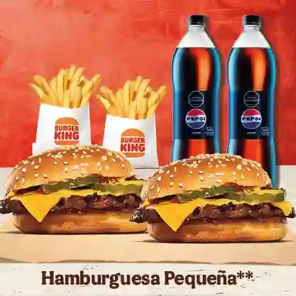Promo (2) Burger Bk Queso.