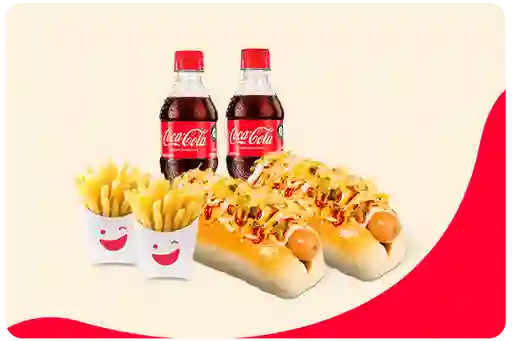 2 Perros A+2 Francesas+2 Cocacola 400