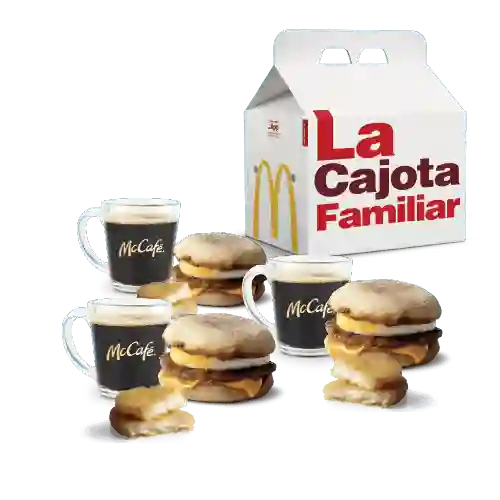 Cajota Familiar Clásica Desayuno Para Tres Personas