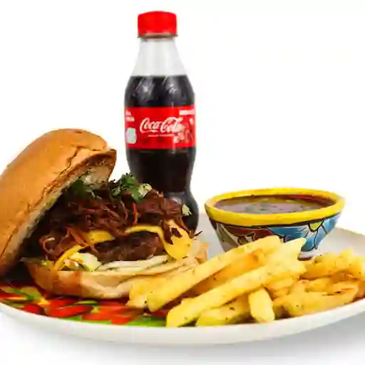 Birriaburger + Bebida 250ml