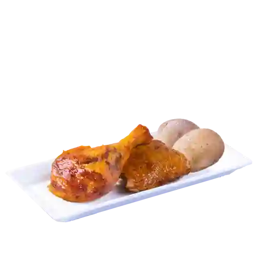 1/4 De Pollo Asado Crazy Oferta