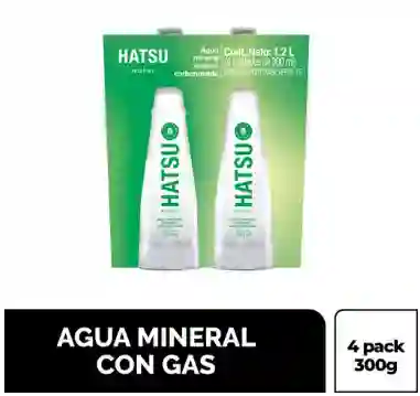Agua Hatsu Con Gas 300 Ml