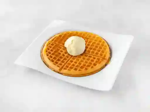 Waffle Sencillo Helado