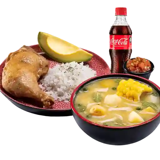 Combo Ajiaco + Coca Cola