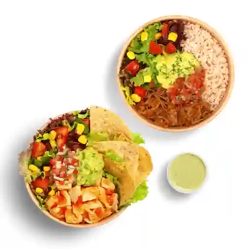 Bowl Mediano Res+ensalada Mediana Mex
