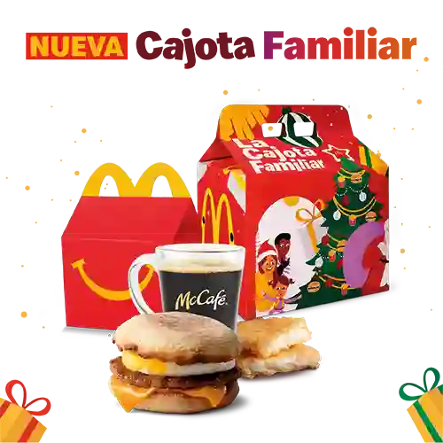 Cajota Familiar Feliz Desayuno Para Dos Personas