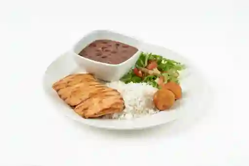 Almuerzo Pollo Frijol