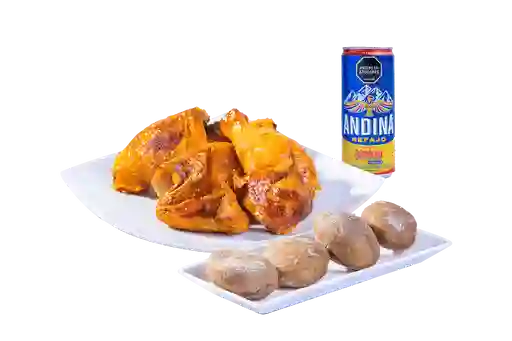 Combo Medio Pollo Asado Andina