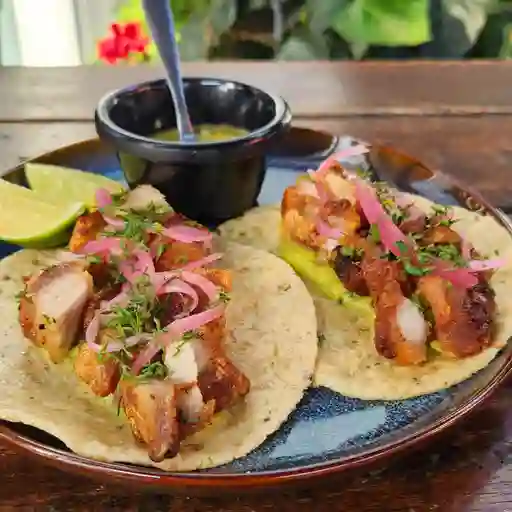 Tacos De Chicharrón X2