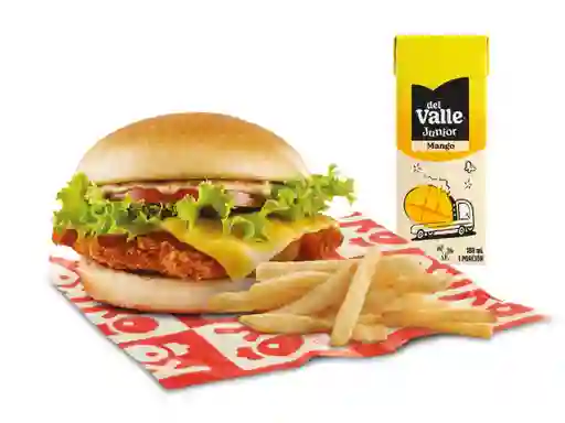 Menu Infantil Hamburguesa Apanada