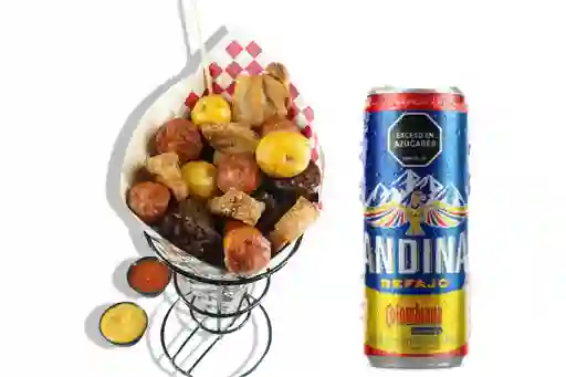 Cono Mixto + Gratis Refajo Andina