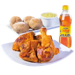 Combo Medio Pollo Asado Oferta