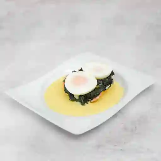 Huevos Benedictine Con Espinaca