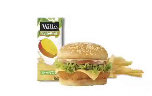 Menu Infantil Hamburguesa Apanada