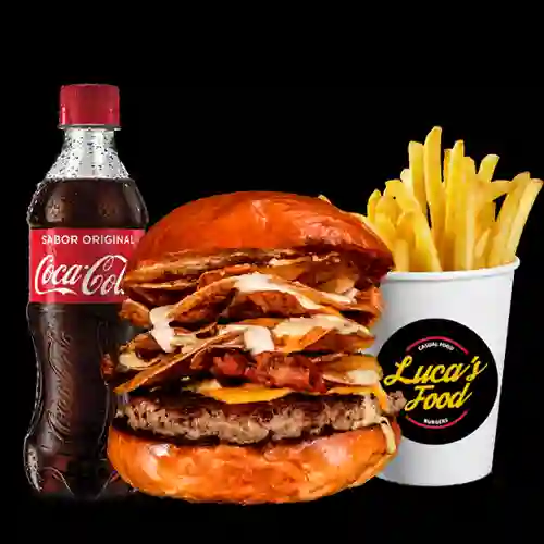 Tartara Crunch Con Papas Y Gaseosa