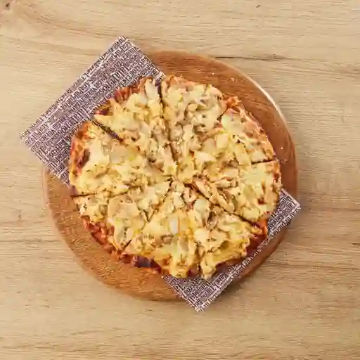 Pizza Pollo Y Champiñones