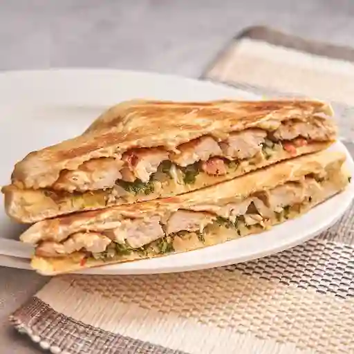 Sandwich Especial Damasko De Pollo Árabe