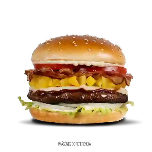 Hamburguesa Hawaiana.