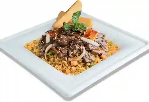Arroz Con Carne Res Grande