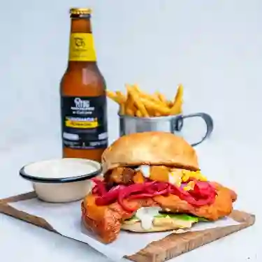 Combo Pork Sandwich.