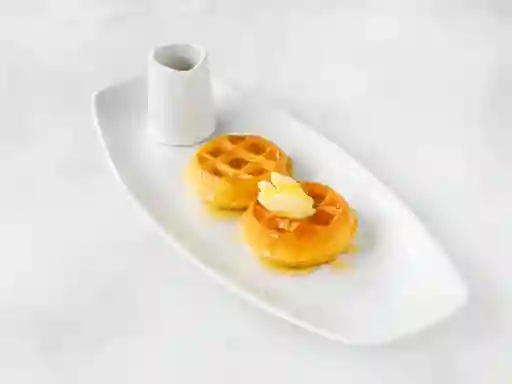 Mini Waffles De Miel De Abejas