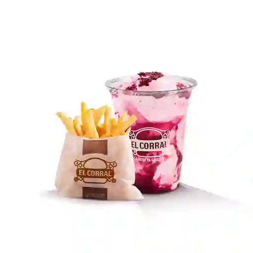 Malteada + Papas