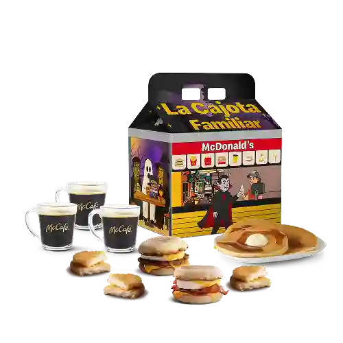 Cajota Familiar Clásica Desayuno Para Tres Personas