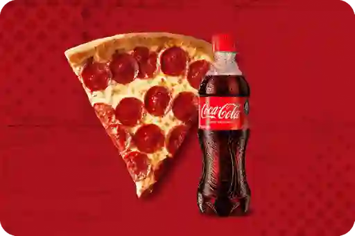 Porción Pizza + Gaseosa 400ml