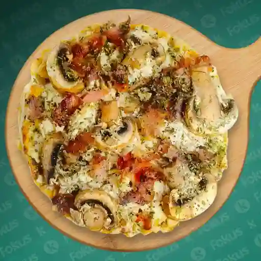 Pizzaffle Pollo Champi